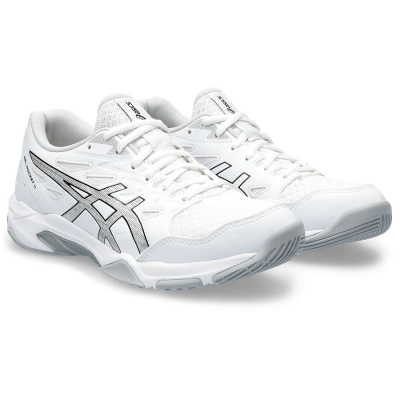 Atlete për në sallë ASICS GEL-ROCKET 11, GEL, mushama e sipërme e ajrosme, bardhë me të zezë