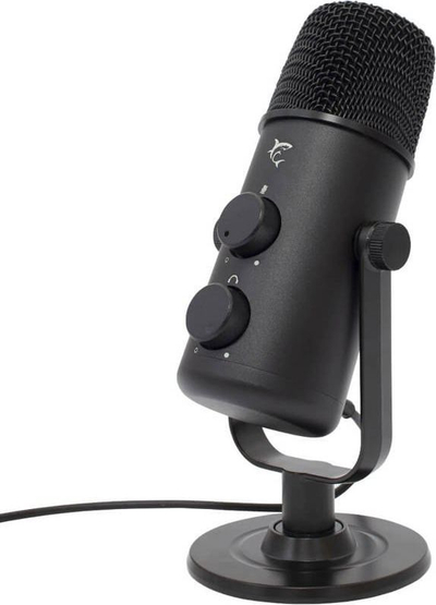 Mikrofon studio White Shark NAGARA, për streaming edhe podcast, i zi