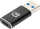 Adapter USB Manhattan, USB-A në USB-C, 10 Gbps, i zi