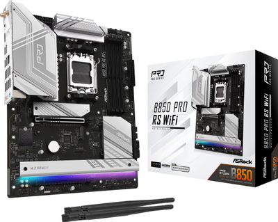 Pllakë amë Asrock B850 Pro RS WiFi, AMD B850, Socket AM5, ATX
