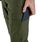 Pantallona cargo Carhartt Ripstop Fleece, W34 L34, material i trashë, jeshile e errët