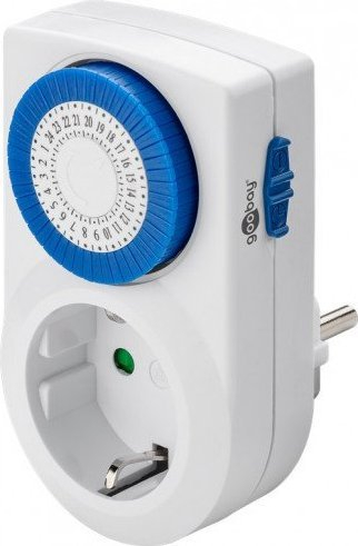 Kohëmatës analog Goobay 59038, 24 orë, 3500 W, i bardhë