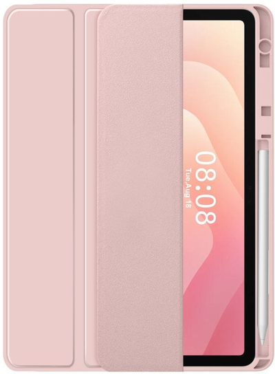 Futrollë tabletë Tech-Protect SC Pen Galaxy Tab S11 11.0 X730 X736, silikon, rozë
