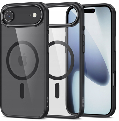 Kuti telefoni Tech-Protect MagFlex MagSafe për iPhone 17 Air Pro, TPU PC, transparente e zezë