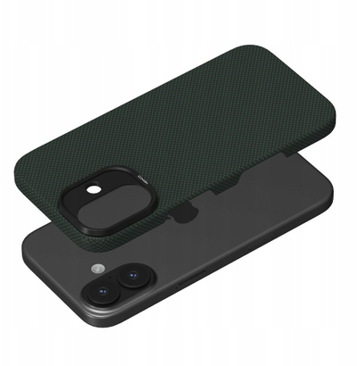 Futrollë telefoni YAXO Aramid Fiber Ultra Slim për iPhone 17 Pro, me MagSafe, e zezë
