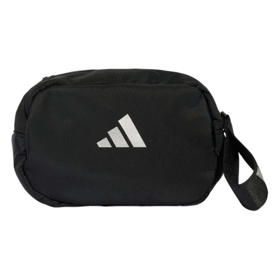 Çantë mesazhi Adidas, materiale sintetike, për femra, e zezë
