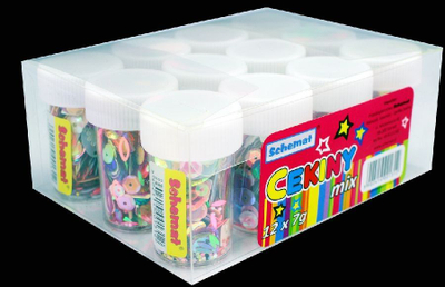 Cekina për zbukurim Schemat Sequins Mix Pack 1312, 12x7g, shumëngjyrëshe