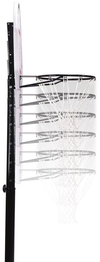 Kosh basketbolli portativ Lifetime Adjustable Youth, lartësi që e çon vetë 1.7 2.3 m, i zi