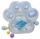 Lodër antistres Squishy Midex Paw D45546, xhel me shkëlqim, shumëngjyrëshe