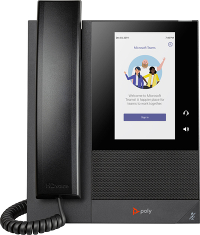Telefon biznesi VoIP Poly CCX 400, Microsoft Teams, PoE, i zi