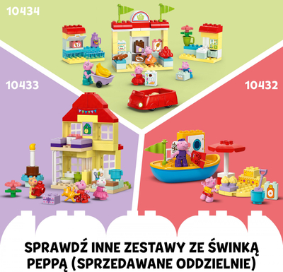 Lodra LEGO Duplo Peppa Pig Garden and Tree House 10431, 20 pjesë, mbi 2 vjeç, shumëngjyrëshe