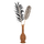 Gjethe dekorative 30x200x3Hcm (HM7823.02), zezë