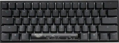Tastierë mekanike Ducky Mecha Mini, USB Type C, drita RGB, e zezë