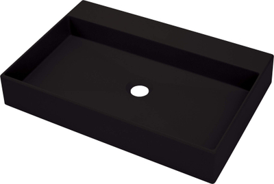 Lavaman Deante Correo, countertop, granit, i zi mat