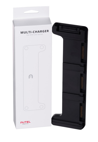 Dok ngarkues për bateria droni, për Multi Charger Lite, 3 porta, i zi