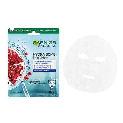 Maskё pёr fytyrё Garnier Aqua Bomb, 28 g