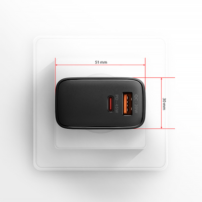 Karikues muri Axagon ACU-PQ45, 45W, 2 porta USB QC3.0 PD, i zi