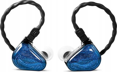 Kufje in ear Truthear x Crinacle Zero, dy drajvera dinamikë, kabllo bakri e veshur me argjend, gri