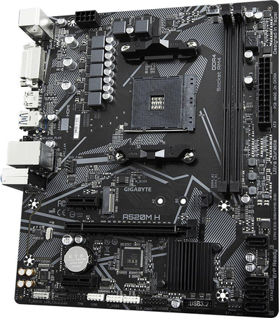 Pllaka amë Gigabyte A520M H, 64 GB, M.2 x1.