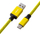 Kabllo spirale CableMod Classic, USB-C/USB-A, 1,5m, e verdhë