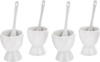 Set mëngjesi GEEZY, 8 pjesë, porcelan, i bardhë
