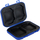 Kuti memorie Delkin Water Resistant Tote, për 8 karta CF, që s’e ha uji, blu