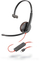 Kufje me mikrofon Poly Blackwire C3210, USB C, për PC, të zeza