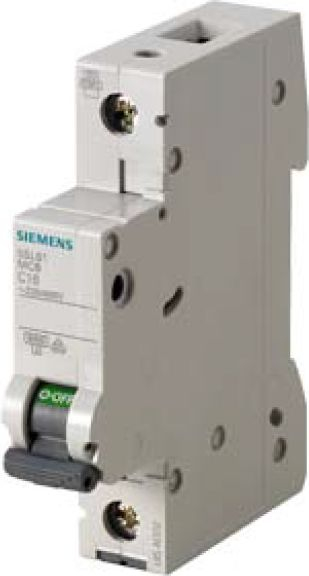 Automat sigurie Siemens SENTRON 5SL6, 1P, 1.6A, Type C, 400V AC