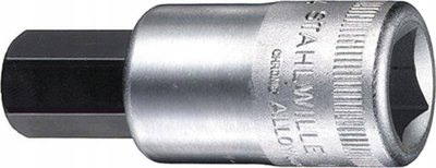 Bit gjashtëkëndor Stahlwille 54 4, 4 mm, 1/2", krom