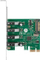 Kartë PCI Express Lanberg PCE-US3-004, 4 porta USB 3.1 Gen 1, 5 Gbps, e zezë