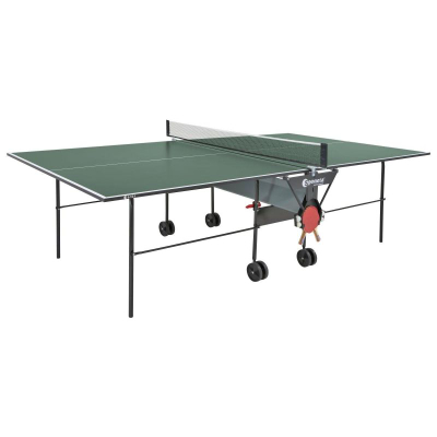 Tavolinë pingpongu Sponeta Hobbyline për mrena, paloset, me rrota, e gjelbër