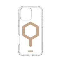 Mbulesë UAG Plyo Series për Apple iPhone 16 Pro Max, MagSafe, transparente Ice Gold