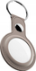 Mbajtëse lëkure për AirTag KeyBudz AirTag Keyring me karabinë metalike, ngjyrë sandy beige
