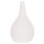 Vazo dekorative tabletop Deni HM4663.02L, fiber cement, 26x39cm, e bardhë