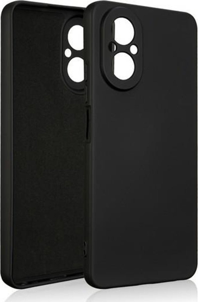 Kapak telefoni Beline Silicone për Realme C67 4G, silikon i butë e fleksibël, mbron anët, ngjyrë e zezë
