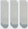 Çorape Stance Icon, set 3 palë, masa M, gri