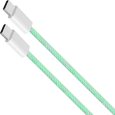 Kabllo USB C në USB C Kruger Matz, 100W, 1m, jeshile