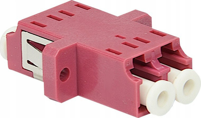 Kuple lidhëse fibrash optike Digitus LC LC Duplex OM4, rozë