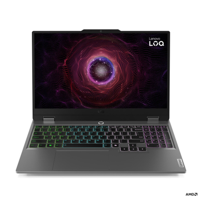 Laptop Lenovo LOQ 15ARP9, 15.6\", AMD Ryzen 5 7235HS, 24GB RAM, 512GB SSD, NVIDIA GeForce RTX 3050, gri
