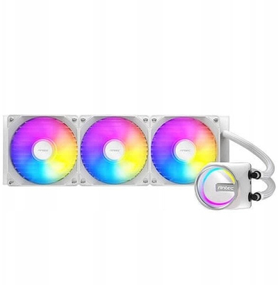 Течен ладилник за процесор Antec Skeleton 360ARGB, радијатор 360 mm, RGB, бел