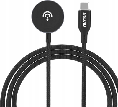 Karikues me valë Dudao A12C për Apple Watch, kabllo 1.2m, i zi