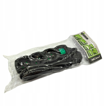 Rrypator Düwi Power Strip 230 V, 3 porta, kabllo 1.5 m, i zi