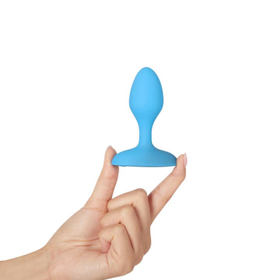 Lodër anale plusOne Vibrating Plug, 10 modalitete vibrimi, silikon, blu