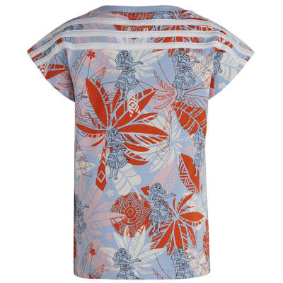 Set veshjesh për vajza Adidas x Disney Moana Tee, pambuk, fund poliester i ricikluar, shumëngjyrësh