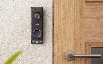 Zile dere me kamera Eufy Video Doorbell E340, 2K, Color Night Vision, e zezë