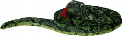 Lodër pelushi Dubi Coiled Snake 30955, 150 cm, gjarpër, jeshile