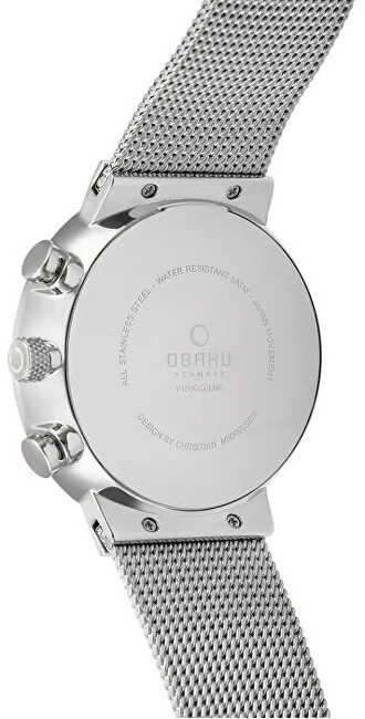 Orë për meshkuj Obaku V180GCCBMC, e argjendtë