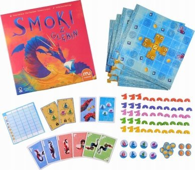 Друштвена игра Мудуко Игра на Драгонот од Бездната, стратешка, фантазија