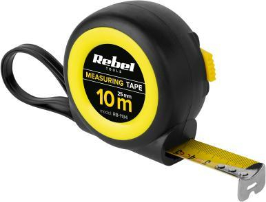 Metër matës Rebel RB-1134, 10m, shirit 25mm