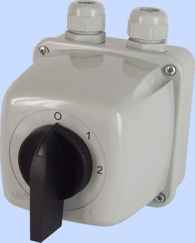 Ndërprerës rrotullues Elektromet Cam Switch 922522, 5P 25A, IP65, gri